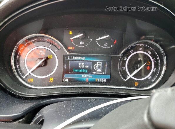 2G4GL5EX6H9117703 2017 BUICK REGAL White Widok zestawu wskaźników