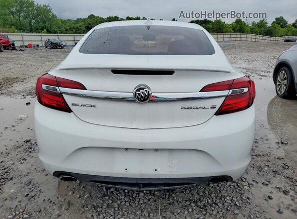2G4GL5EX6H9117703 2017 BUICK REGAL White Widok z tyłu