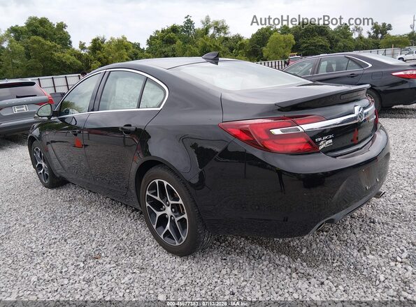 2G4GL5EX6H9148997 2017 BUICK REGAL Black Rear left