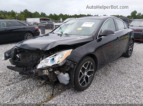 2G4GL5EX6H9148997 2017 BUICK REGAL Black Front left