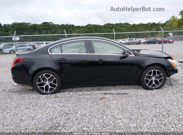 2G4GL5EX6H9148997 2017 BUICK REGAL Black Rear interior view