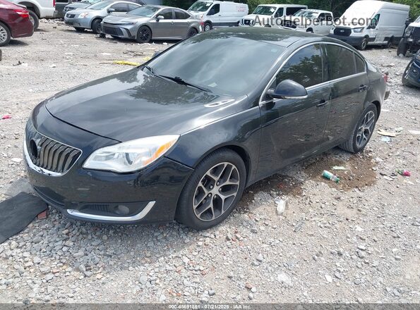 2G4GL5EX7H9102563 2017 BUICK REGAL Black Vista tres cuartos delantera izquierda