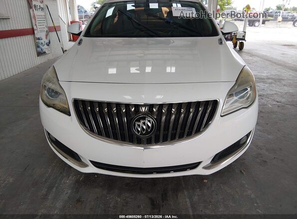 2G4GL5EX9H9108705 2017 BUICK REGAL White Instrument cluster view