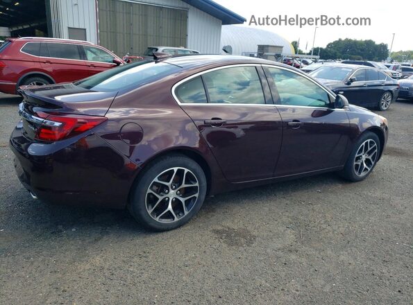 2G4GL5EXXH9117073 2017 BUICK REGAL Purple Rear right