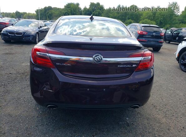 2G4GL5EXXH9117073 2017 BUICK REGAL Purple Rear view