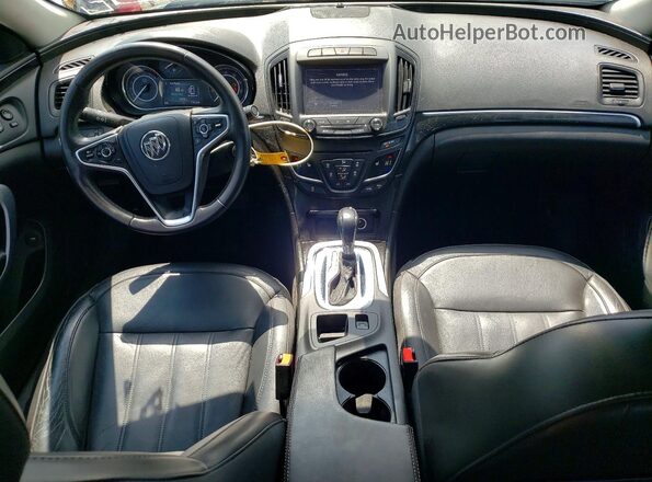 2G4GL5EXXH9117073 2017 BUICK REGAL Purple Dashboard view