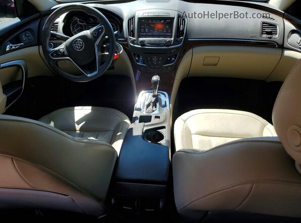 2G4GL5EXXH9136142 2017 BUICK REGAL Red Вид панелі приладів