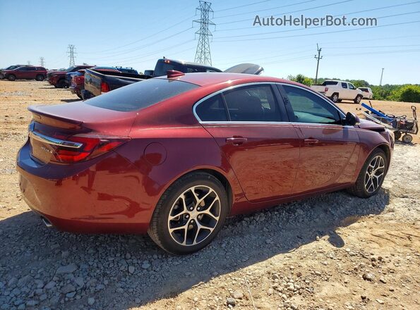 2G4GL5EXXH9136142 2017 BUICK REGAL Red Задня права чверть
