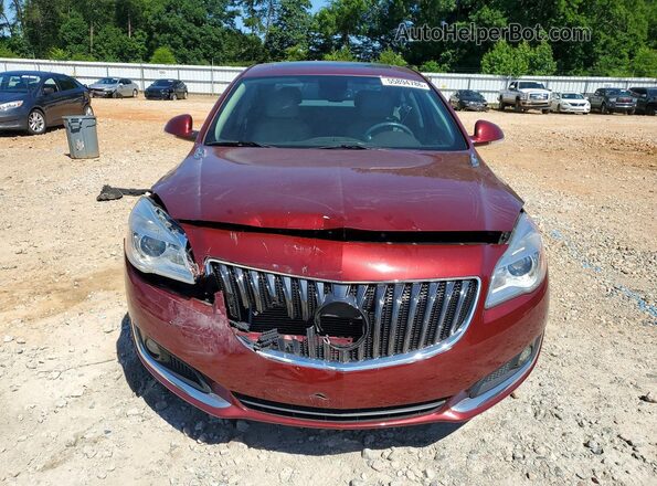 2G4GL5EXXH9136142 2017 BUICK REGAL Red Вид спереду