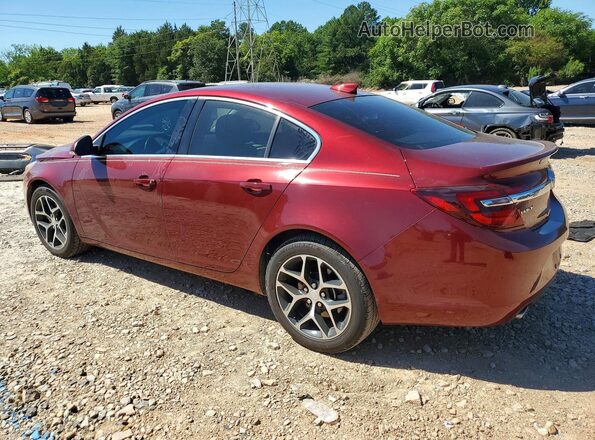 2G4GL5EXXH9136142 2017 BUICK REGAL Red Задня ліва чверть