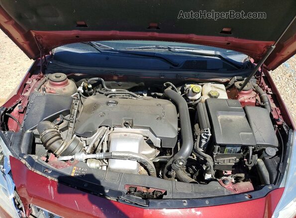 2G4GL5EXXH9136142 2017 BUICK REGAL Red Вид задньої частини салону