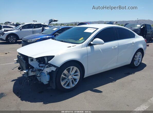 2G4GR5GX3H9102295 2017 BUICK REGAL White წინა მარცხენა ხედი სამი მეოთხედიდან