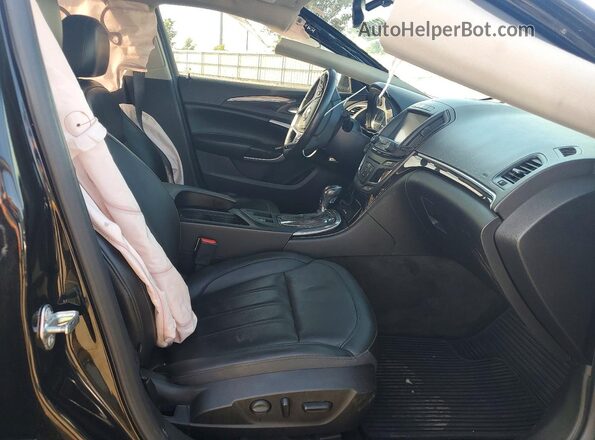 2G4GS5GX0G9175515 2016 BUICK REGAL Black Widok wnętrza z przodu