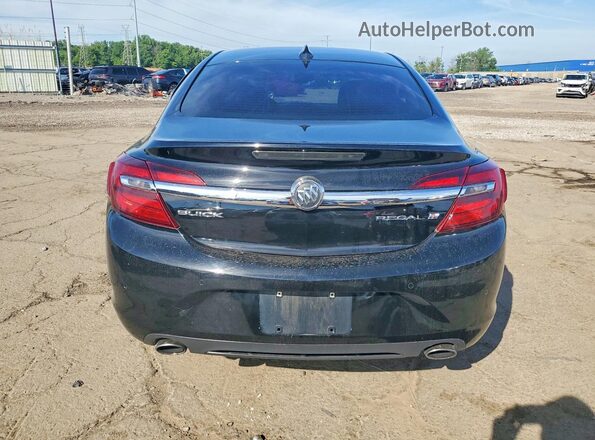 2G4GS5GX0G9175515 2016 BUICK REGAL Black Widok z tyłu