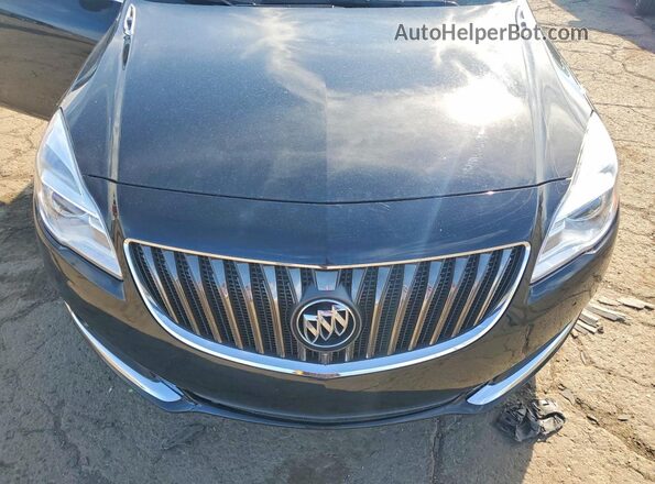 2G4GS5GX0G9175515 2016 BUICK REGAL Black Widok wnętrza z tyłu
