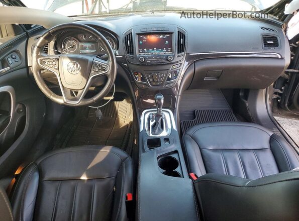 2G4GS5GX0G9175515 2016 BUICK REGAL Black Widok deski rozdzielczej