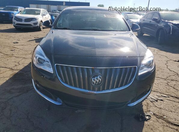 2G4GS5GX0G9175515 2016 BUICK REGAL Black Widok z przodu