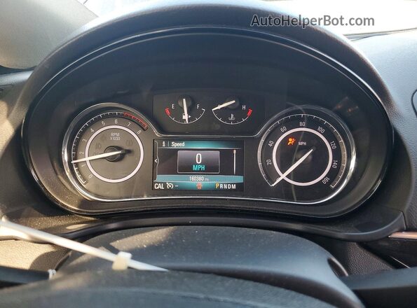 2G4GS5GX0G9175515 2016 BUICK REGAL Black Widok zestawu wskaźników