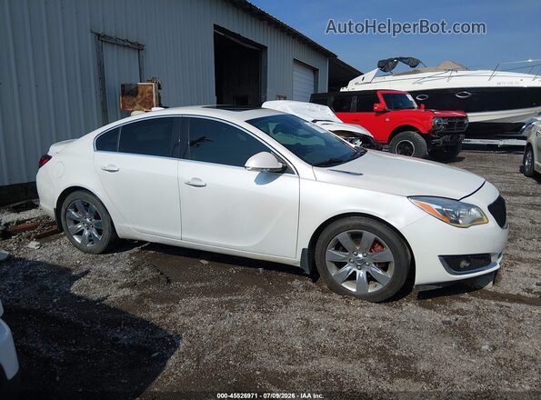 2G4GS5GX1G9126632 2016 BUICK REGAL White ხელსაწყოთა პანელის ხედი