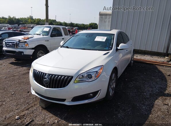 2G4GS5GX1G9126632 2016 BUICK REGAL White წინა ხედი