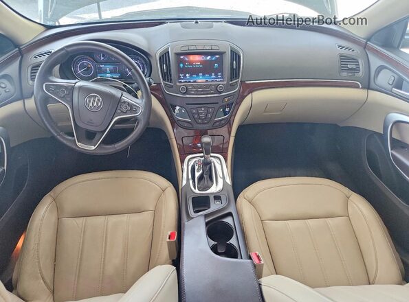 2G4GS5GX1G9201328 2016 BUICK REGAL Black წინა პანელის ხედი