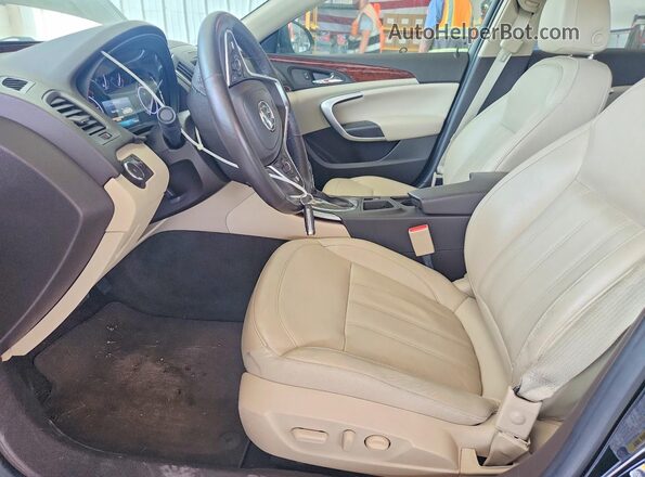 2G4GS5GX1G9201328 2016 BUICK REGAL Black წინა სალონის ხედი
