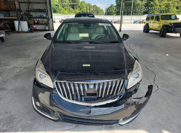 2G4GS5GX1G9201328 2016 BUICK REGAL Black წინა ხედი