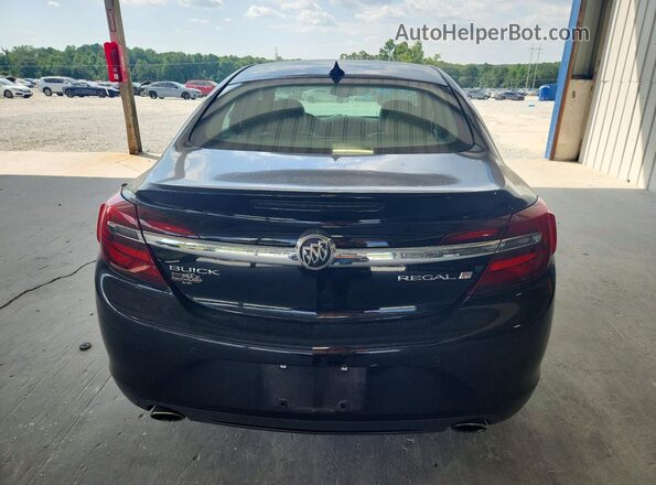 2G4GS5GX1G9201328 2016 BUICK REGAL Black უკანა ხედი