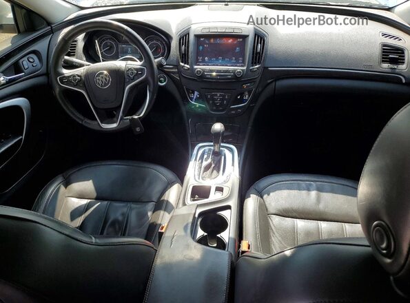 2G4GS5GX2G9142077 2016 BUICK REGAL Белый Вид панели приборов