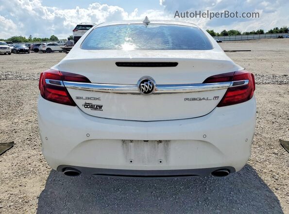 2G4GS5GX2G9142077 2016 BUICK REGAL Белый Вид сзади