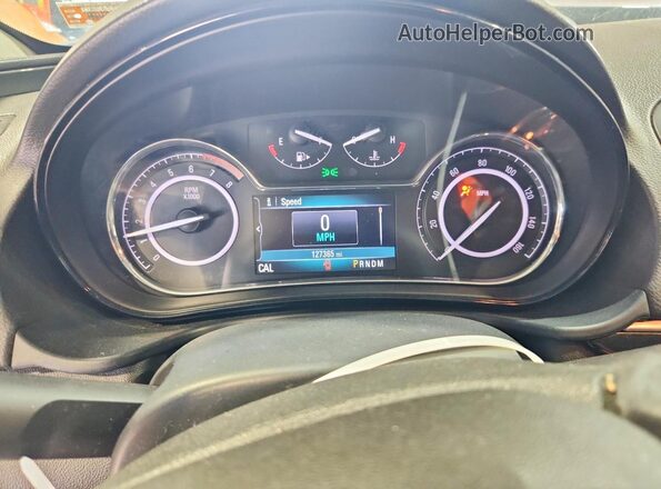 2G4GS5GX3G9187545 2016 BUICK REGAL Black Սարքավորումների վահանակի տեսք