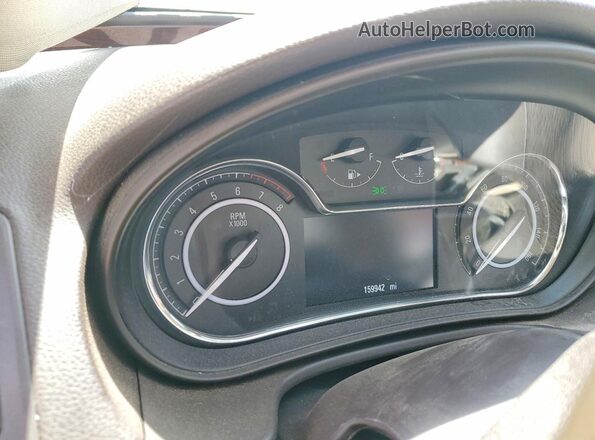 2G4GS5GX6G9127808 2016 BUICK REGAL White Սարքավորումների վահանակի տեսք