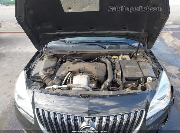 2G4GS5GX6G9186129 2016 BUICK REGAL Black Հետևի տեսք