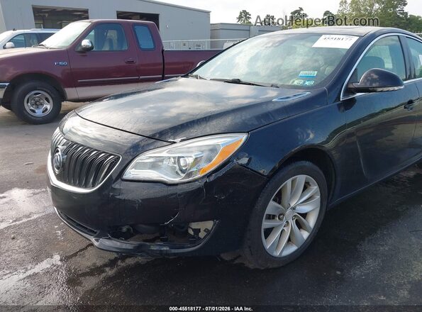 2G4GS5GX6G9186129 2016 BUICK REGAL Black Դիմացի տեսք