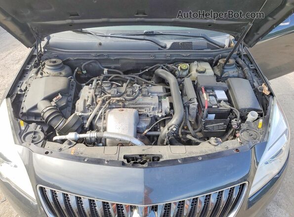 2G4GS5GX7G9121824 2016 BUICK REGAL Gray Widok wnętrza z tyłu
