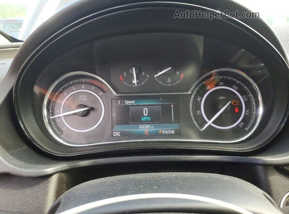 2G4GS5GX7G9121824 2016 BUICK REGAL Gray Widok zestawu wskaźników