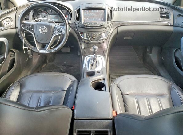 2G4GS5GX7G9121824 2016 BUICK REGAL Gray Widok deski rozdzielczej