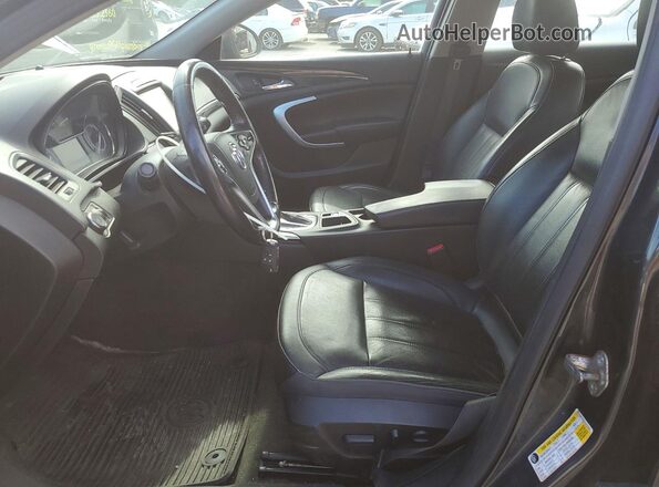2G4GS5GX7G9121824 2016 BUICK REGAL Gray Widok wnętrza z przodu