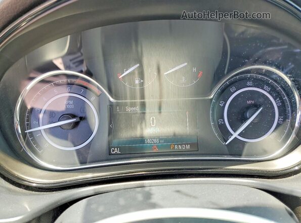 2G4GS5GX7G9202130 2016 BUICK REGAL Black Vista del cuadro de instrumentos
