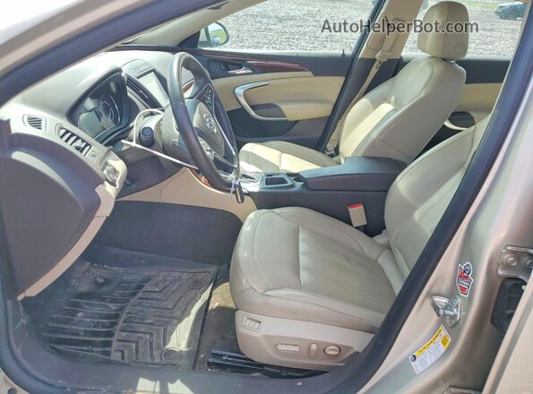 2G4GS5GX7G9207859 2016 BUICK REGAL Beige Вид салону спереду