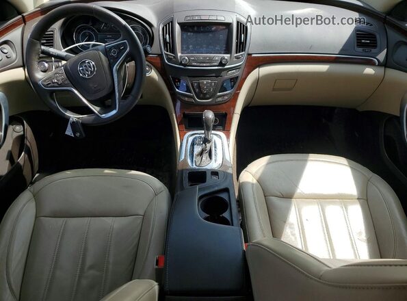 2G4GS5GX7G9207859 2016 BUICK REGAL Beige Вид панелі приладів