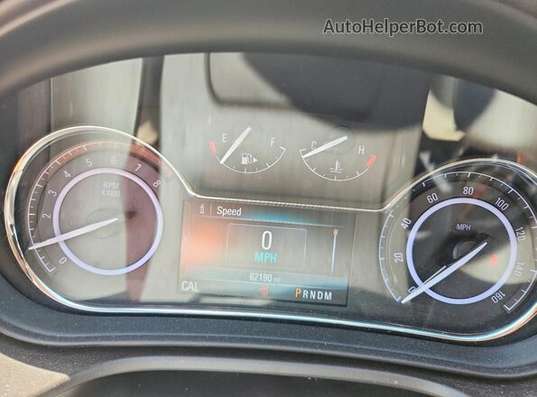 2G4GS5GX7G9207859 2016 BUICK REGAL Beige Вид щитка приладів