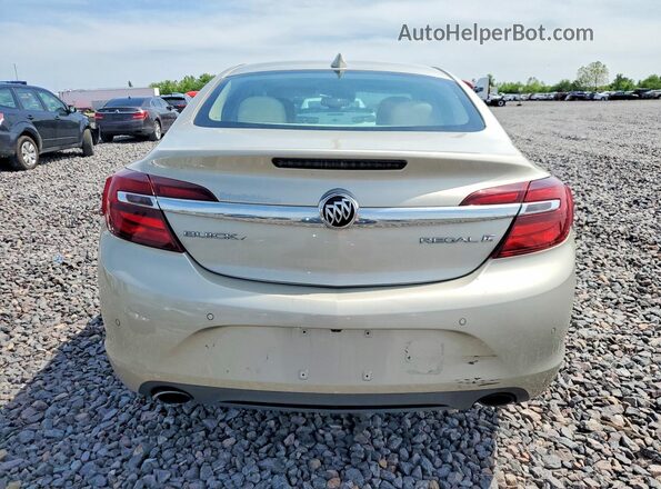 2G4GS5GX7G9207859 2016 BUICK REGAL Beige Вид ззаду