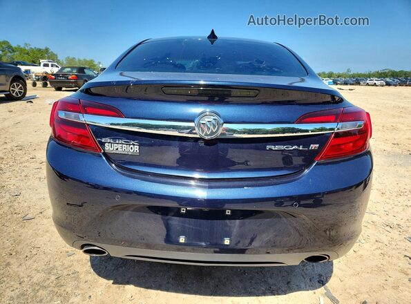 2G4GS5GX9G9204266 2016 BUICK REGAL Blue Հետևի տեսք