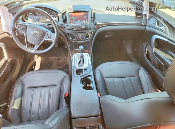 2G4GS5GX9G9204266 2016 BUICK REGAL Blue Առջևի վահանակի տեսք