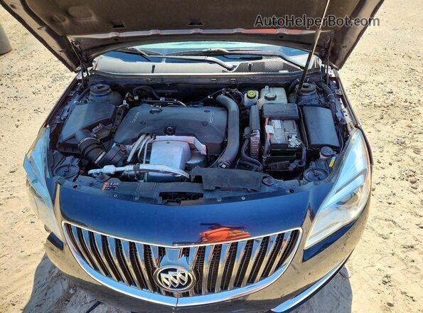 2G4GS5GX9G9204266 2016 BUICK REGAL Blue Սալոնի հետևի տեսք