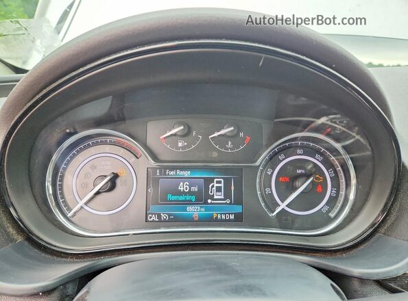 2G4GS5GXXG9199210 2016 BUICK REGAL Silver Vista del cuadro de instrumentos