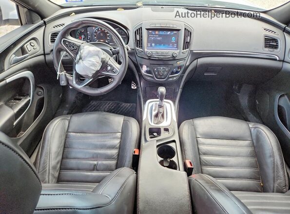 2G4GU5GX1G9200352 2016 BUICK REGAL White Вид панелі приладів