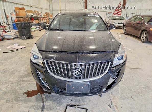 2G4GU5GX7H9116523 2017 BUICK REGAL Black Front view