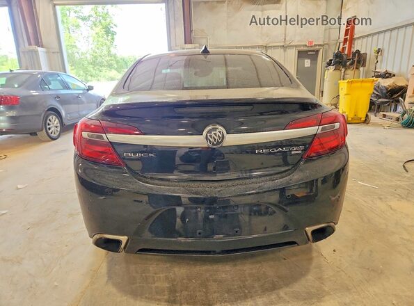 2G4GU5GX7H9116523 2017 BUICK REGAL Black Rear view